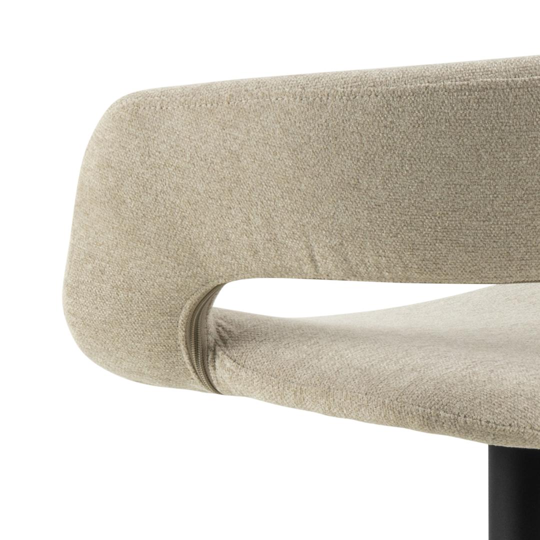 Barkruk Grace 8211 Stof Apia Zand 8211 Staal Minimale Bestelling 2 Stuks