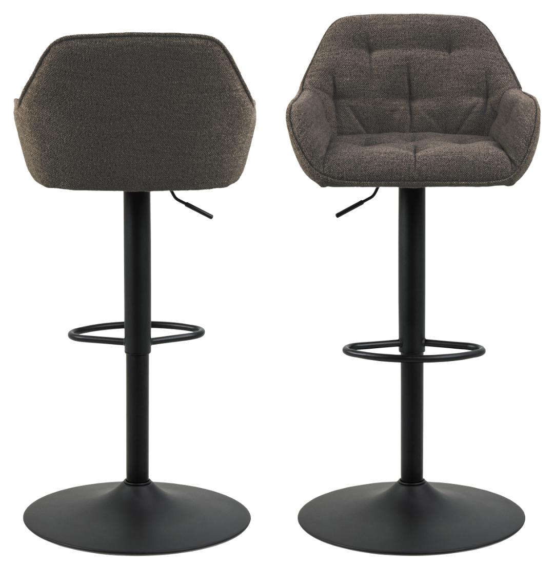 Barkruk Brooke 8211 Stof Monza Taupe 8211 Staal Minimale Bestelling 2 Stuks