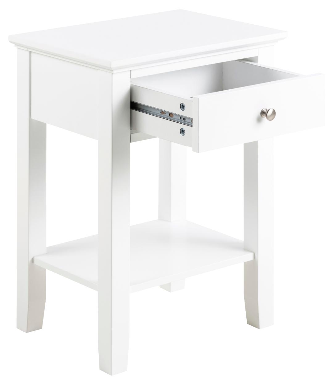 Nachtkastje Linnea 8211 Wit Mdf