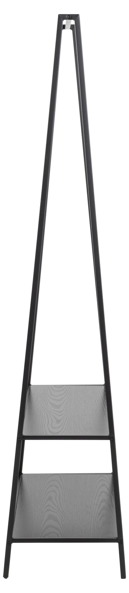 Kledingrek Seaford 8211 Matzwart 8211 Staal Melamine