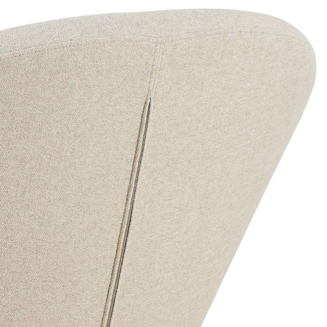 Loungestoel Middelste 8211 Stof Beige Texture