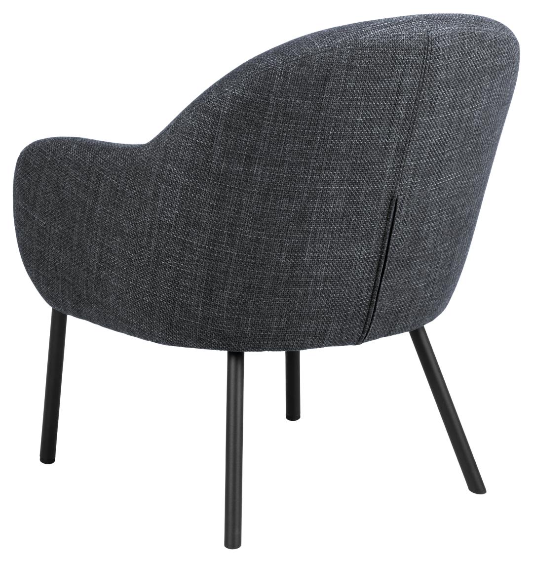Loungestoel Spencer 8211 Stof Basel Donkergrijs