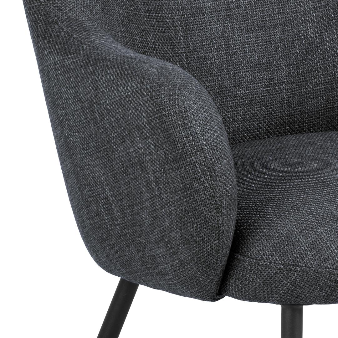 Loungestoel Spencer 8211 Stof Basel Donkergrijs