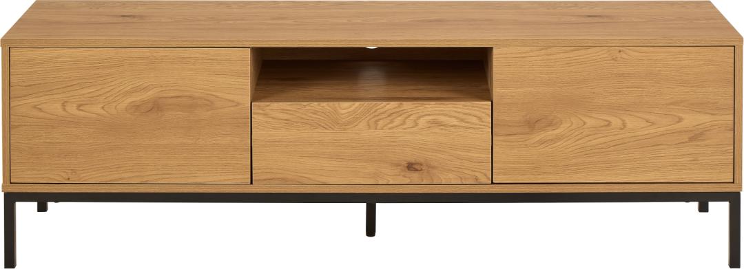 Tv Meubel Seaford 8211 Eikenhout 8211 Staal