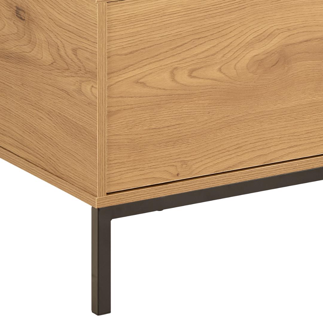 Tv Meubel Seaford 8211 Eikenhout 8211 Staal