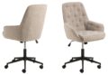 Bureaustoel Erik - met armleuningen - Stof Monza beige