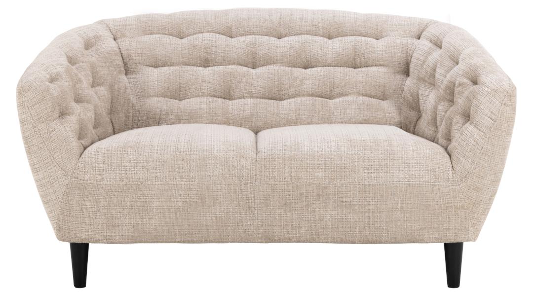 2 Zitsbank Ria 8211 Stof Juto Beige