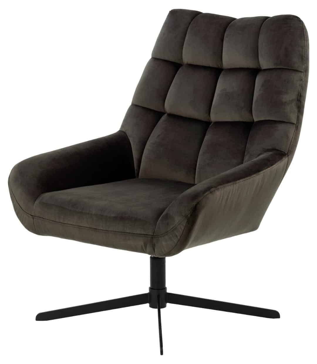 Fauteuil Parijs 8211 Stof Vic Grijs Bruin Fauteuil Parijs 8211 Stof Vic Grijs Bruin