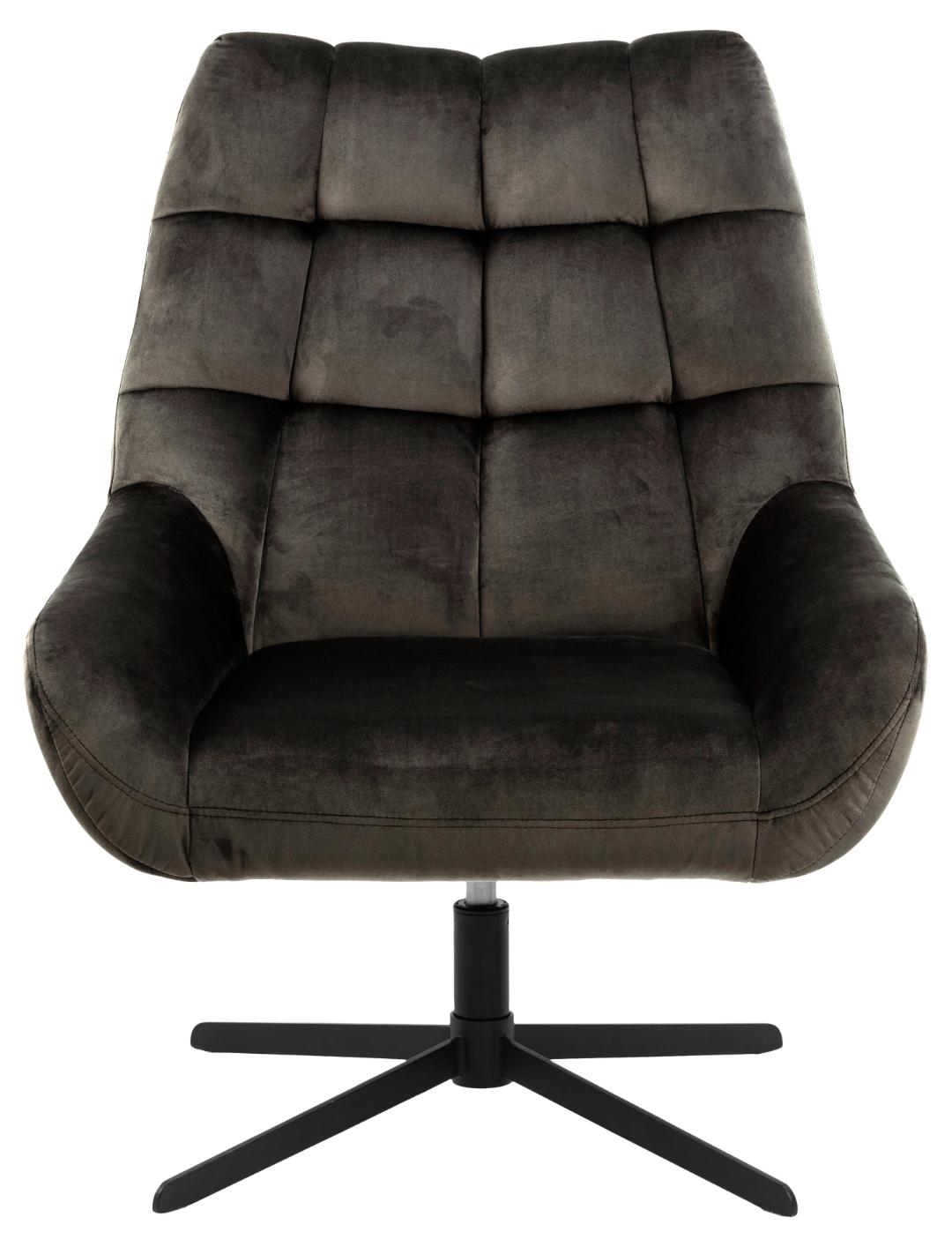 Fauteuil Parijs 8211 Stof Vic Grijs Bruin
