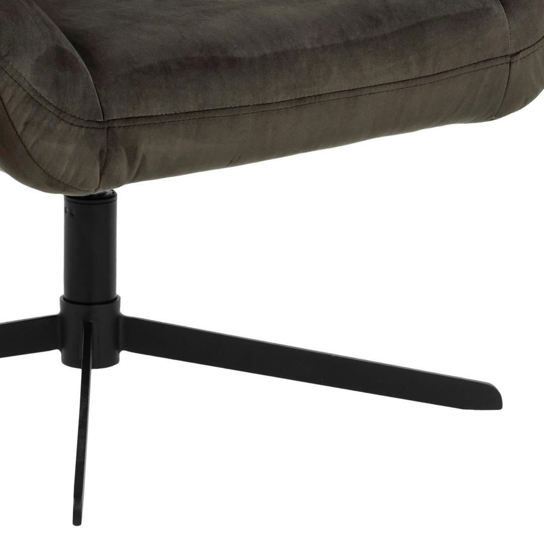 Fauteuil Parijs 8211 Stof Vic Grijs Bruin