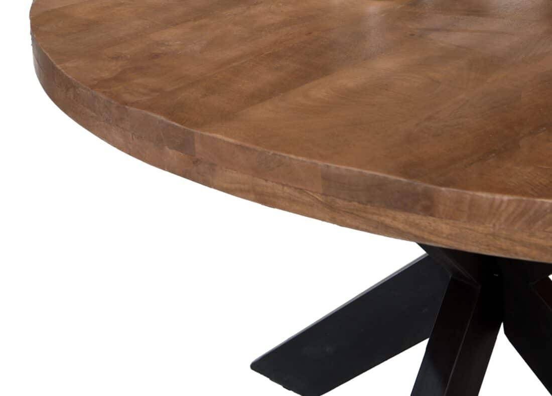 Eetkamertafel Sturdy 8211 Mangohout 8211 Metaal 8211 120 Cm Eetkamertafel Sturdy 8211 Mangohout 8211 Metaal 8211 120 Cm