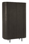 Wandmeubel Tobago - Espresso hout - 180 cm