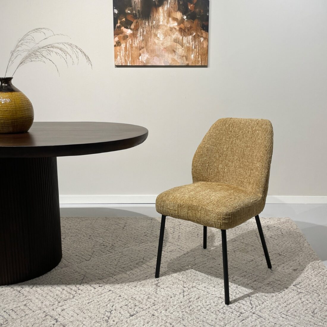 Eetkamerstoel Tess 8211 Stof Honing