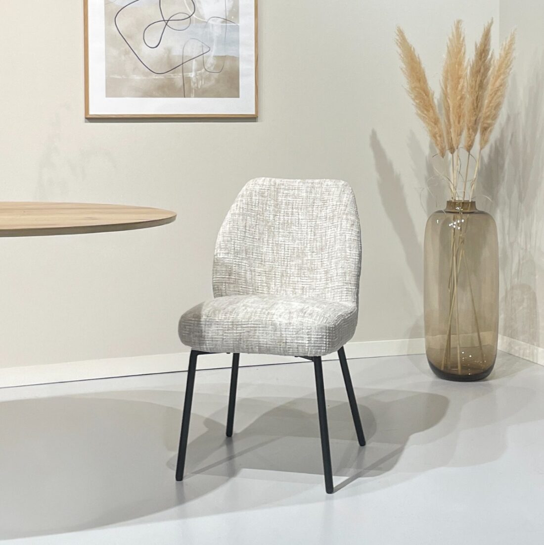Eetkamerstoel Tess 8211 Stof Crme