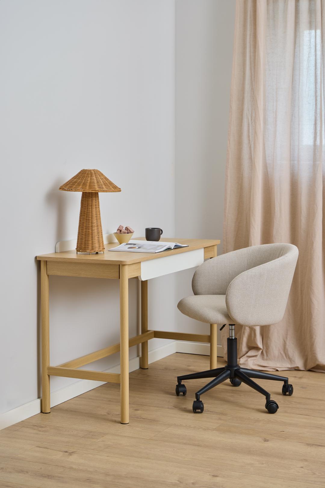 Bureaustoel Eleanor 8211 Stof Basel Beige