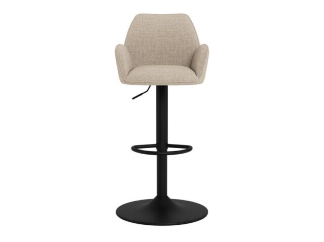 Barkruk Glenda 8211 Stof Basel Beige 8211 Staal