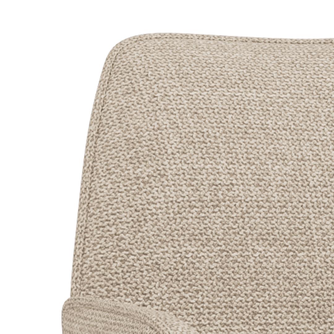 Barkruk Glenda 8211 Stof Basel Beige 8211 Staal