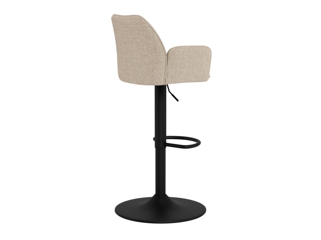 Barkruk Glenda 8211 Stof Basel Beige 8211 Staal
