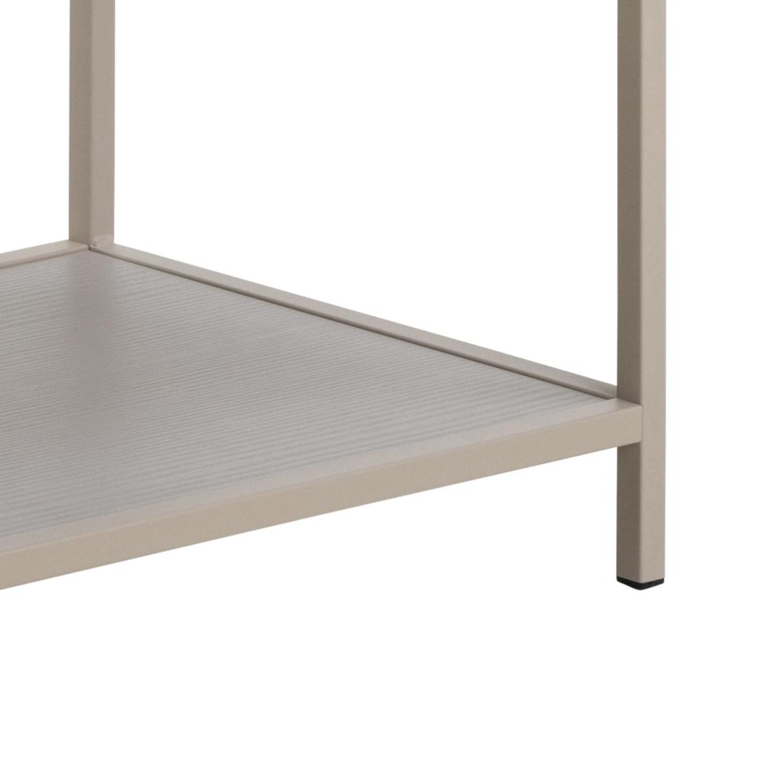 Boekenkast Seaford 8211 Grijs Ruw Staal 8211 Grijs Melamine Planken