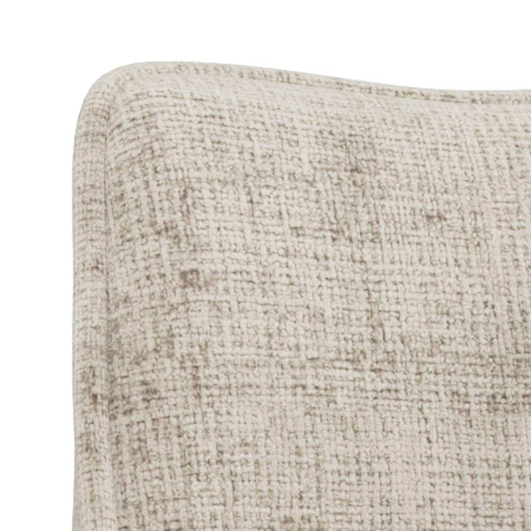 Barkruk Eddie 8211 Stof Juto Beige 8211 Zwart Metaal Minimale Bestelling 2 Stuks