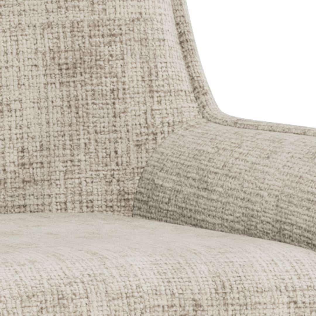 Barkruk Eddie 8211 Stof Juto Beige 8211 Zwart Metaal Minimale Bestelling 2 Stuks