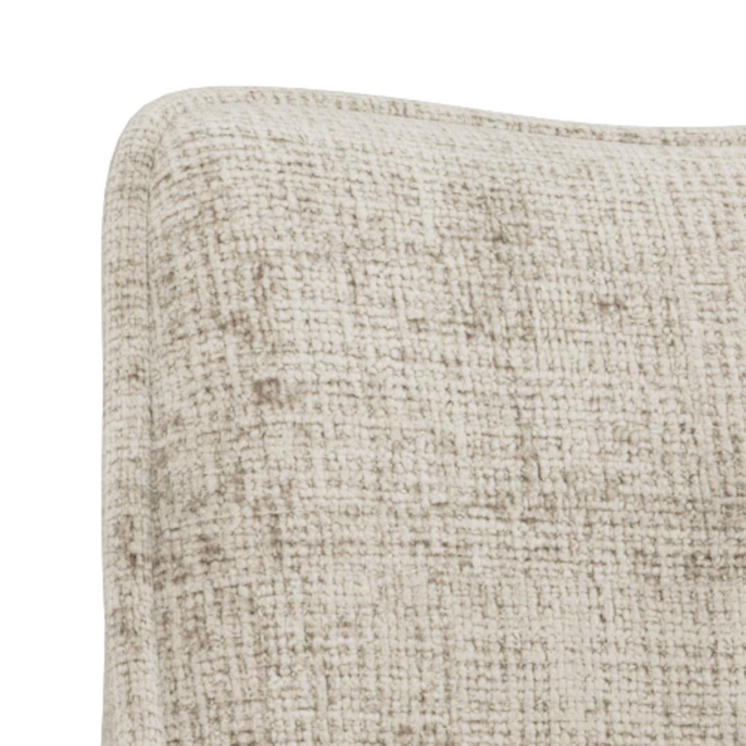 Barkruk Eddie 8211 Stof Juto Beige 8211 Zwart Metaal