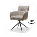 Eetkamerstoel Joey - Stof Aragon Beige
