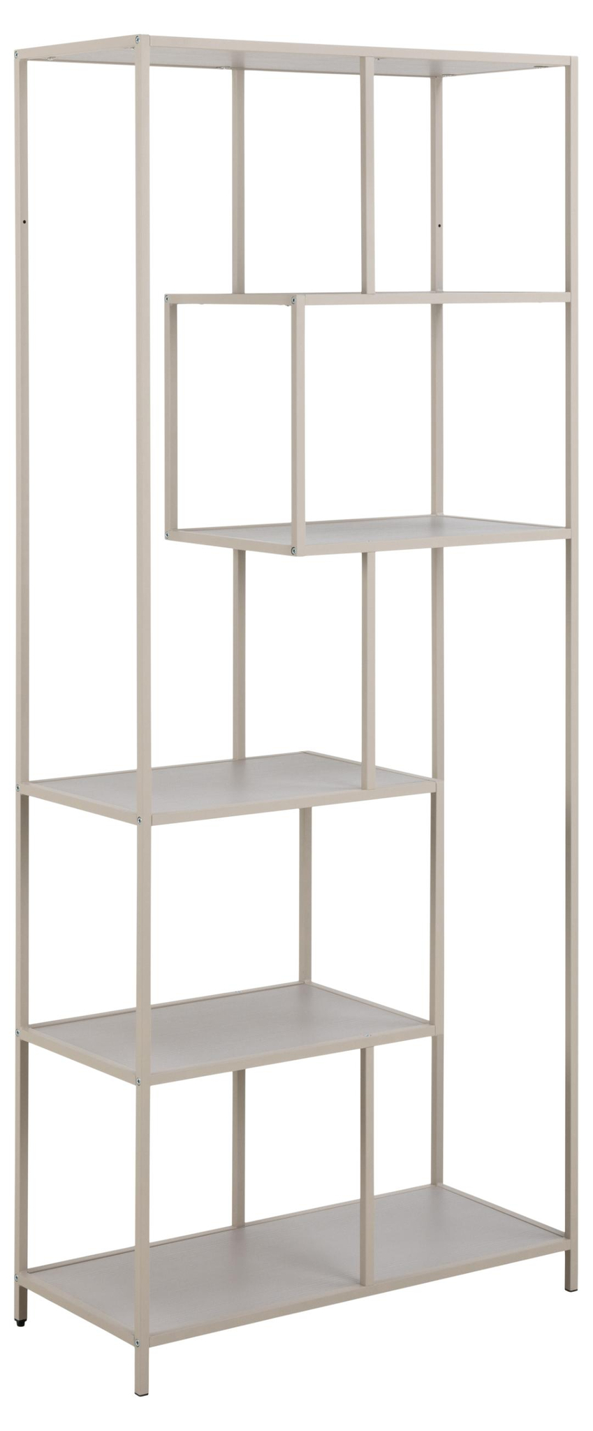 Boekenkast Seaford 8211 Grijs Ruw Staal 8211 Grijs Melamine Planken