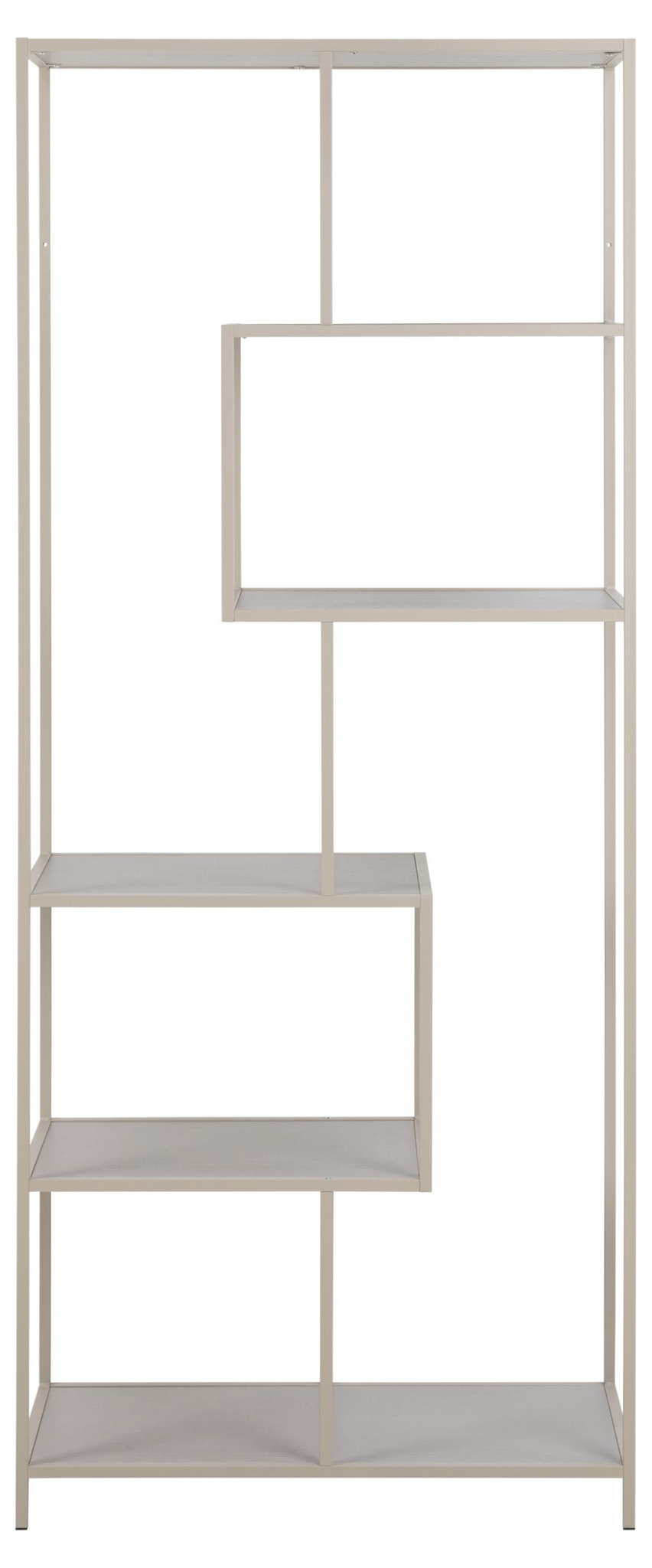 Boekenkast Seaford 8211 Grijs Ruw Staal 8211 Grijs Melamine Planken