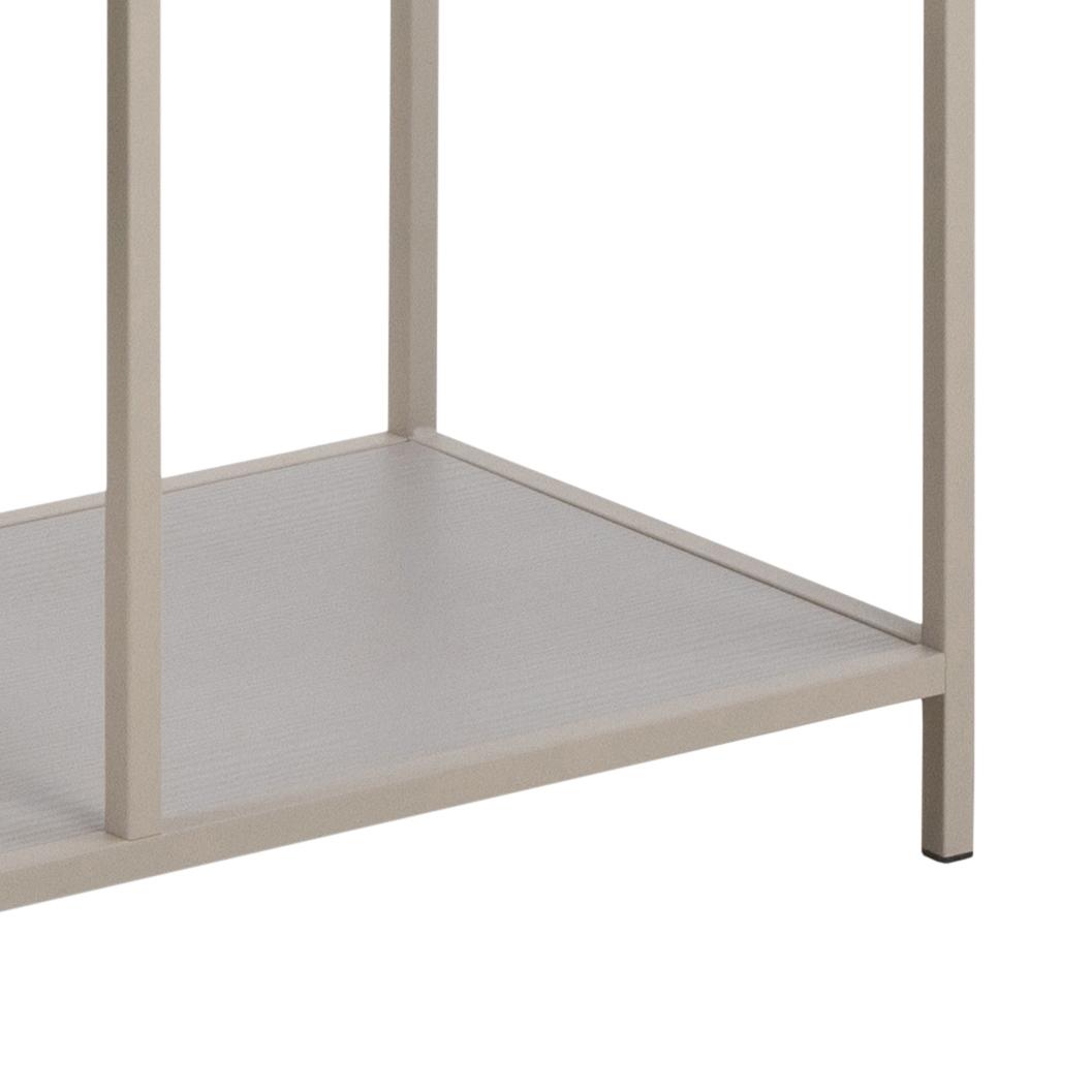 Boekenkast Seaford 8211 Grijs Ruw Staal 8211 Grijs Melamine Planken
