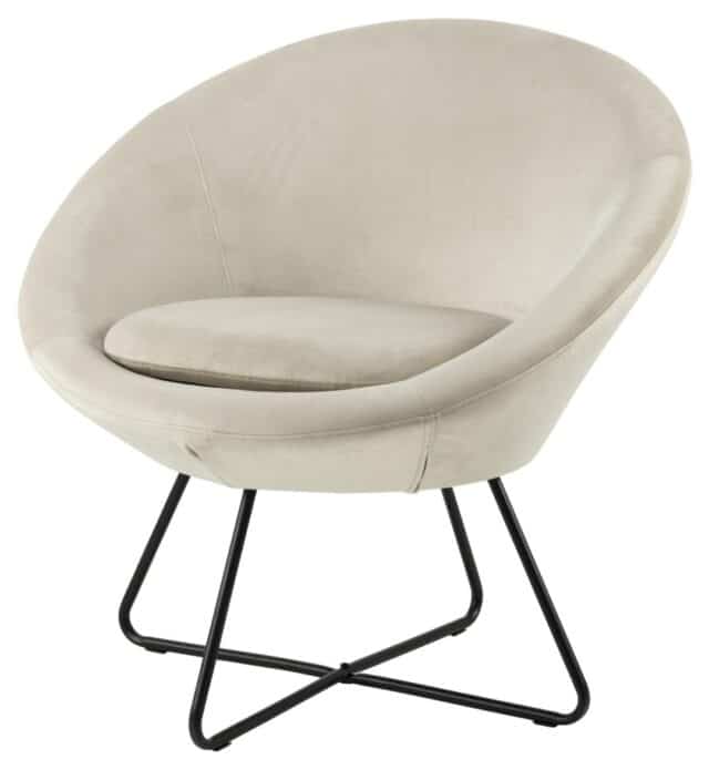 Loungestoel Center 8211 Stof Vic Zand Fluweel Loungestoel Center 8211 Stof Vic Zand Fluweel