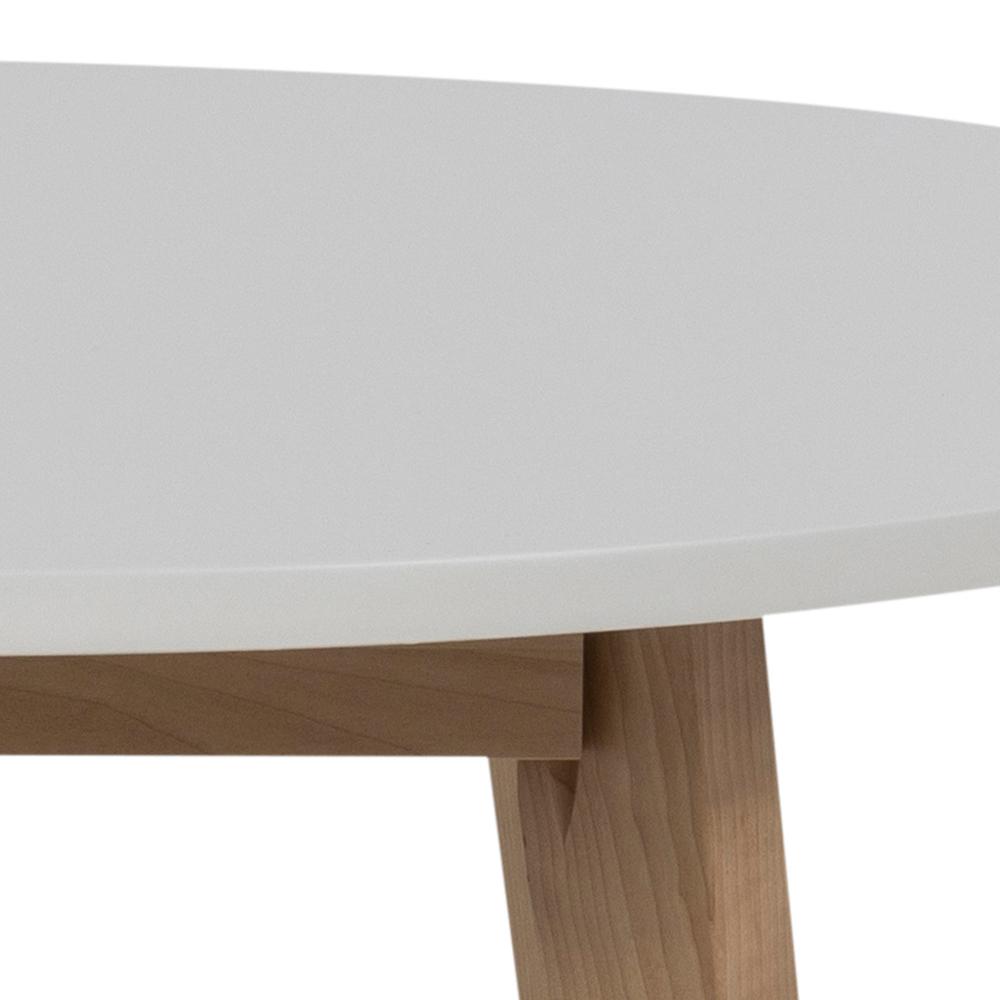 Eetkamertafel Raven 8211 Wit Pu Geverfd Berkenhout 8211 90cm Eetkamertafel Raven 8211 Wit Pu Geverfd Berkenhout 8211 90cm