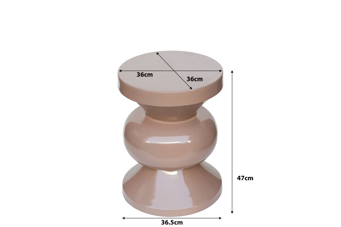 Bijzettafel Brix Ole 8211 Kleur Vintage Pink
