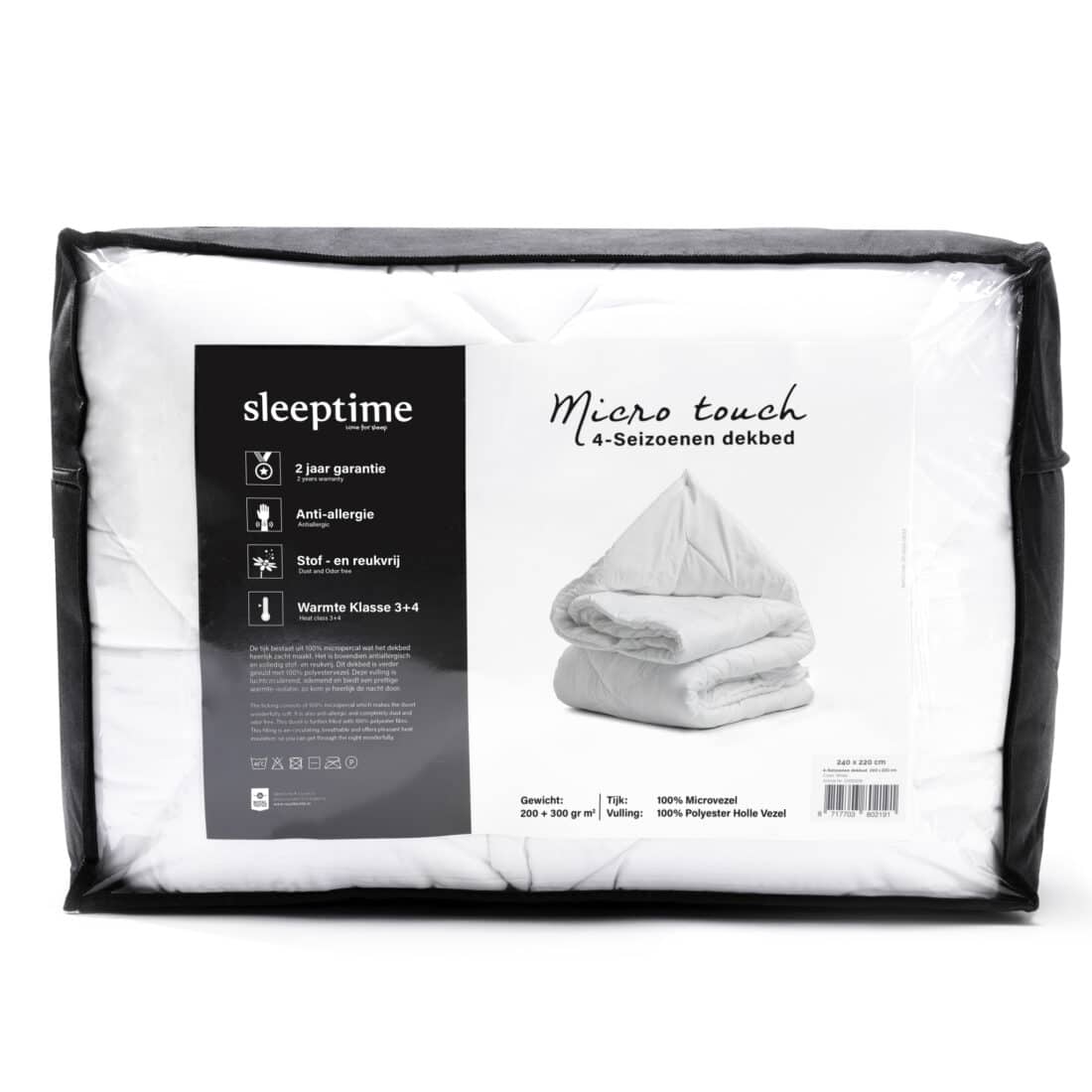 Micro Touch 4 Seizoenen Dekbed Wit 8211 240x200