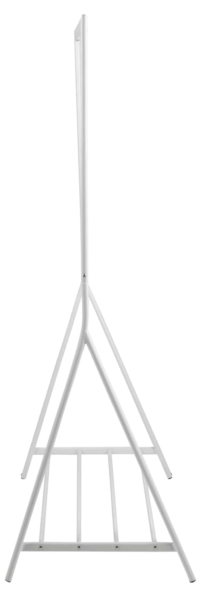 Kledingrek Brent 8211 Wit Metaal Chroom