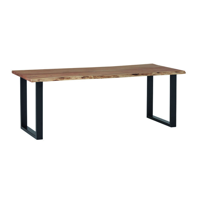 Eetkamertafel Freeshape 8211 210cm 8211 Massief Acaciahout Naturel Gelakt