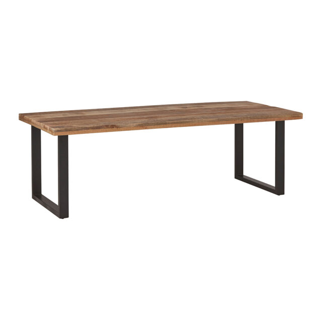 Eetkamertafel Rambo 8211 Massief Mangohout Naturel 8211 Recht 180