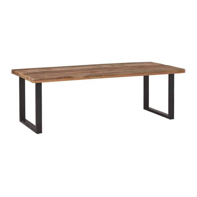 Eetkamertafel Rambo 8211 Massief Mangohout Naturel 8211 Recht 240cm