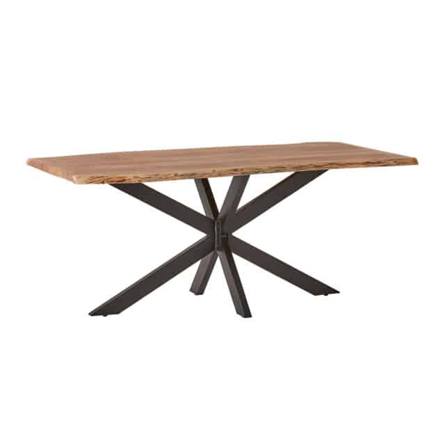 Eetkamertafel Nebel 8211 Massief Mangohout 8211 90x180cm