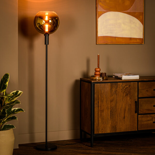 Vloerlamp V850 8211 Goudkleur 8211 1 Lichts 8211 V850 Goud