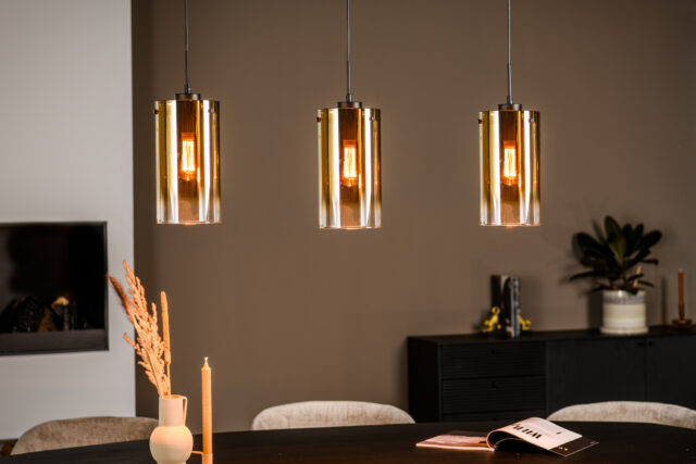 Hanglamp H850 8211 3 Lichts 8211 Goudkleur