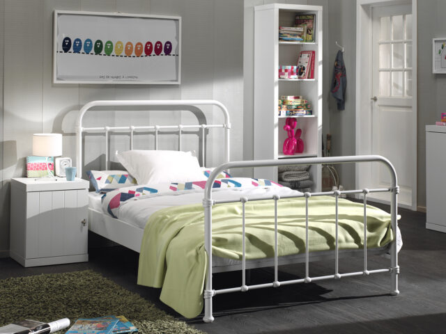 New York Bed 120x200cm Wit