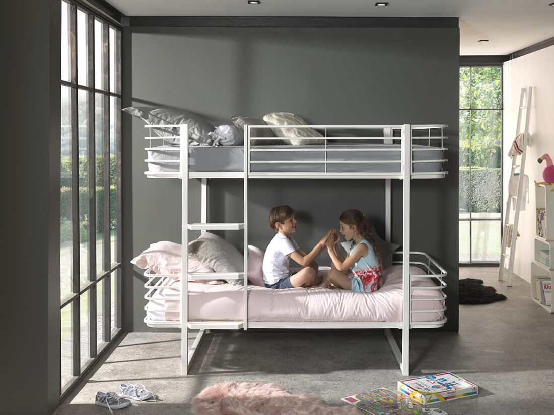 Stapelbed Oscar 8211 90x200cm 8211 Wit