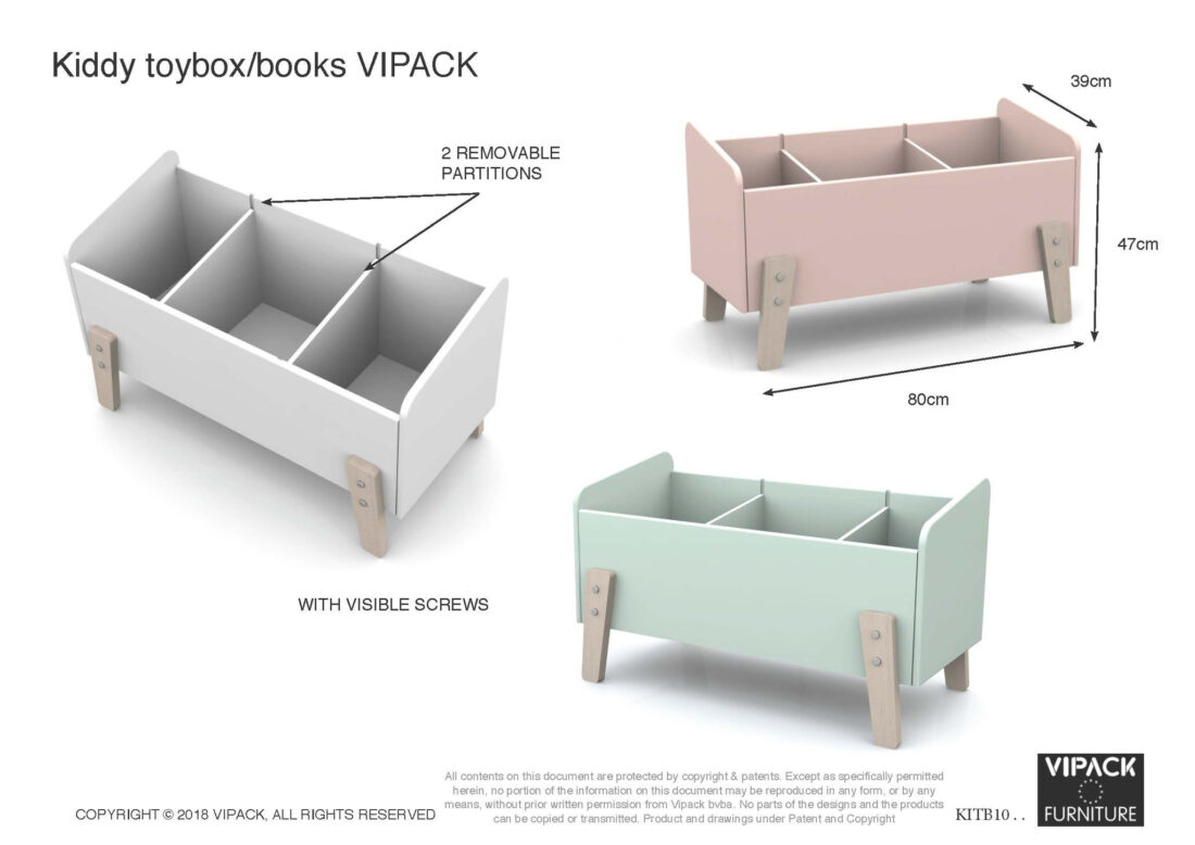Kiddy Speelkoffer Mint Groen