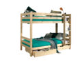 Stapelbed PINO met 2 laden