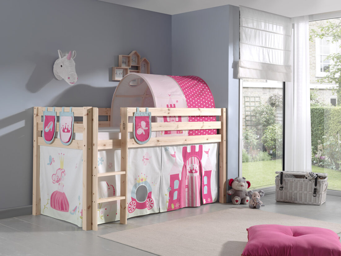 Hoogslaper Pino Incl Gordijn Tunnel En 3 Pockets Princess