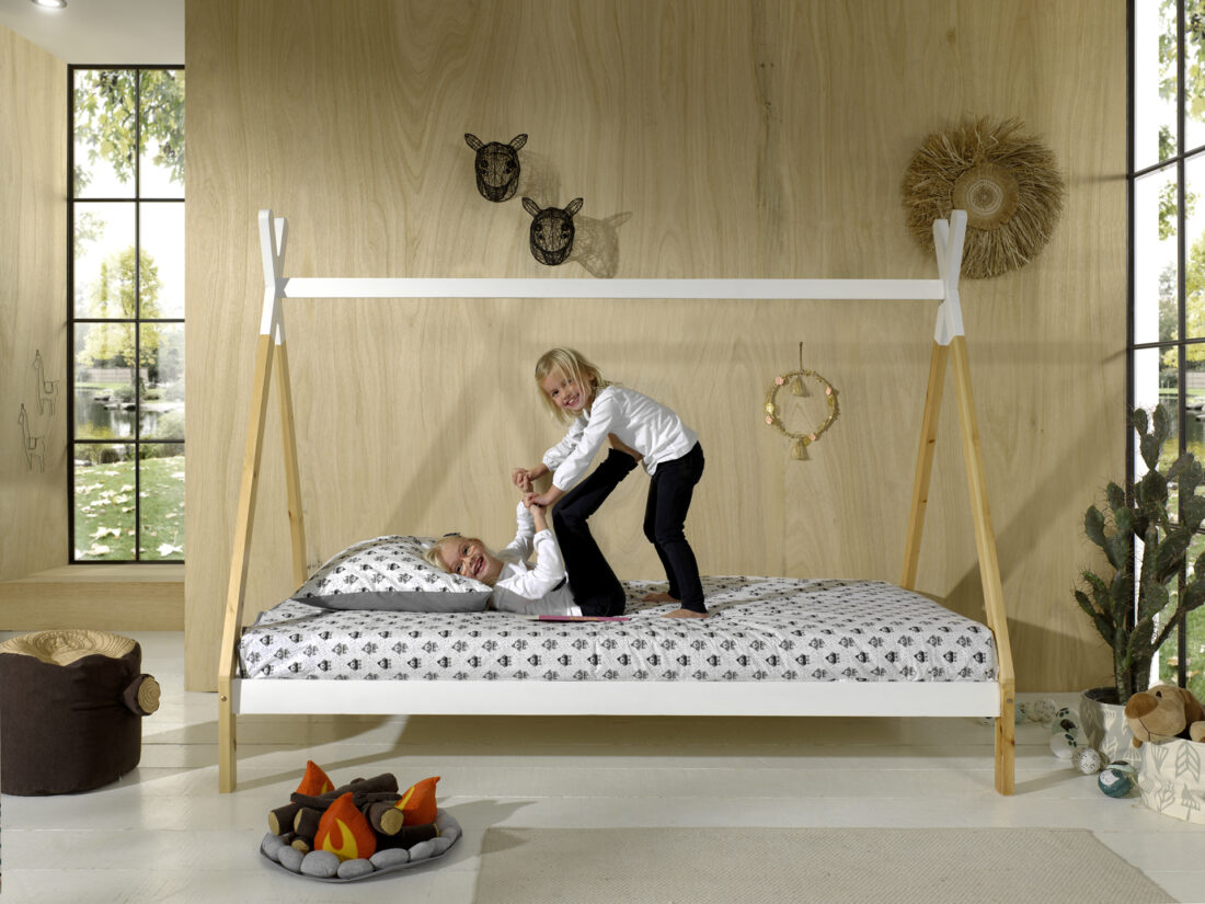 Tipi Bed Lp 90x200cm Wit