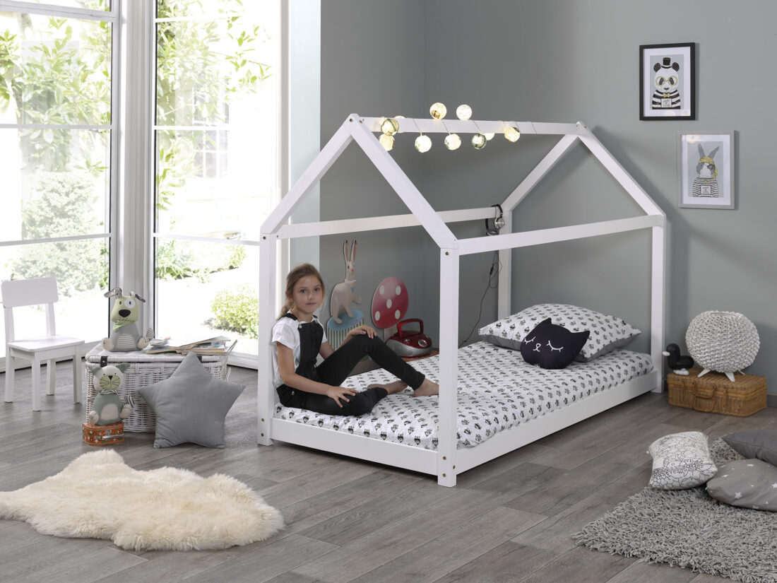 Cabane Bed 90x200cm Wit