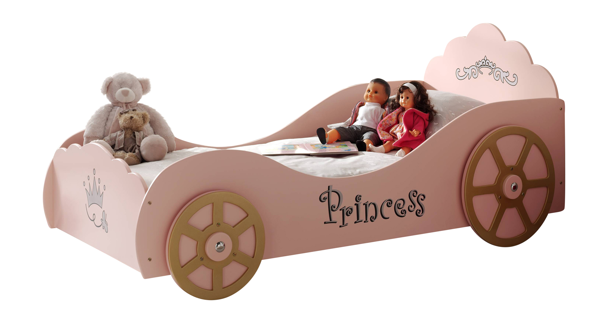 Prinses Roze Autobed
