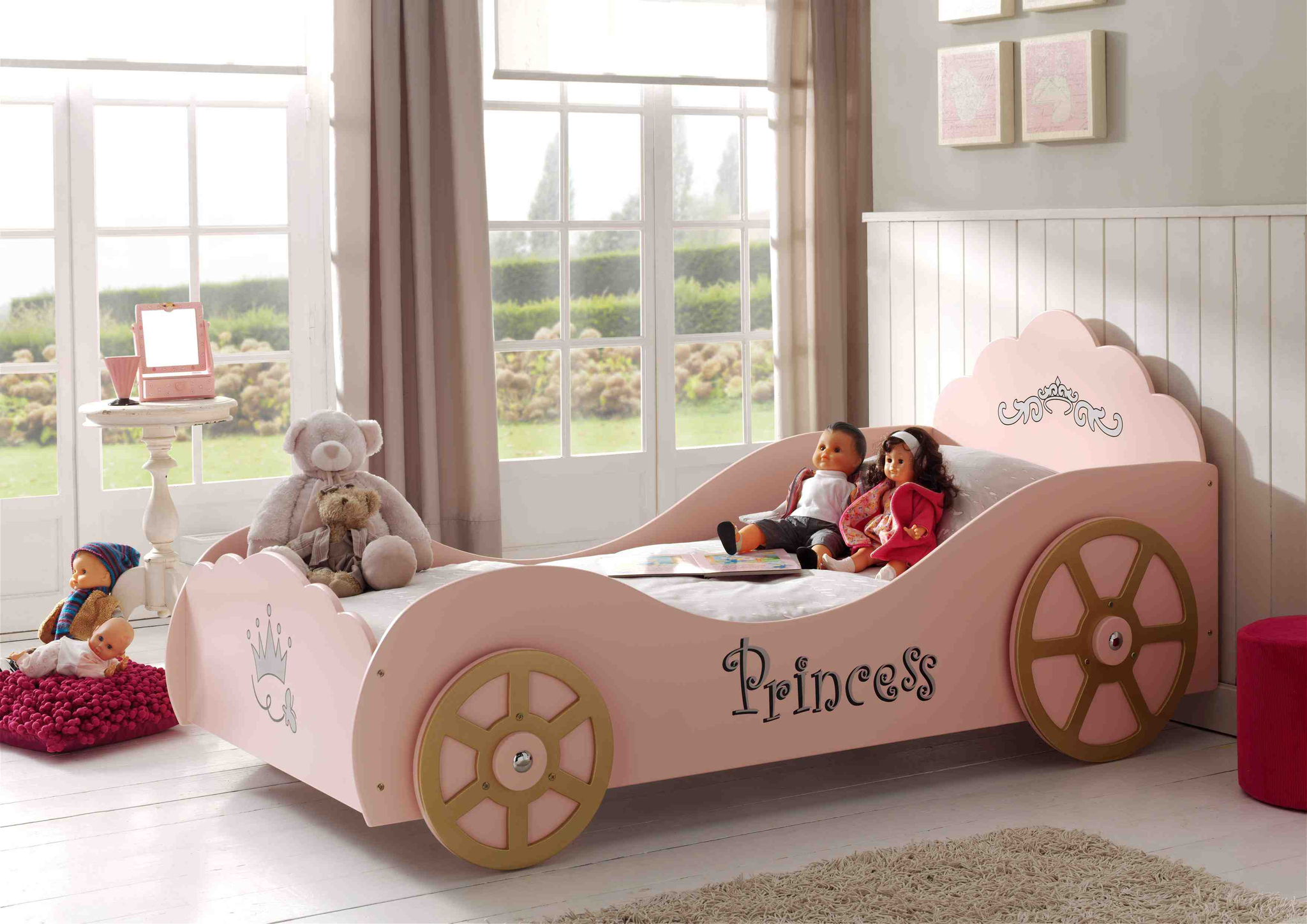 Prinses Roze Autobed